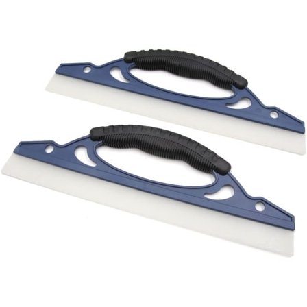 2 stk. Silikone T-Bar Bil Vandblad Tørre Squeegee Vinduesglas Skraber Visker Rengøringsværktøj(a0a6a ec014 2bdf6 a5bdc 019bf 80255)