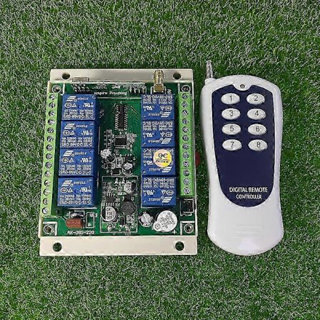 DC 12V 24V 36V 8 Ch RF Trådlös Fjärrkontroll Switch Fjärrkontrollsystem 8ch 10A Relä Mottagare +8 Knapp Sändare