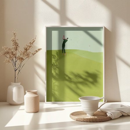 Golf Poster 30x40 cm