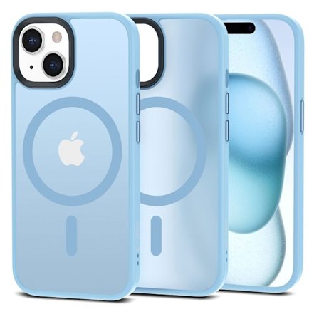 Tech-Protect iPhone 15 Skal MagSafe MagMat Sky Blue