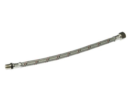 Z 1701-20 Olie slange fast længde, 1/4", lige 1000 mm, Varme