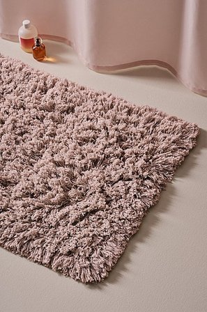 Jotex - Badrumsmatta Bomull Rosa Enfärgat JANE - Köp Badrumsmattor hos Jotex