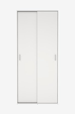 Tvilum - Space Garderob med 2 skjutdörrar - Parcel - Vit - Garderober - Från Homeroom