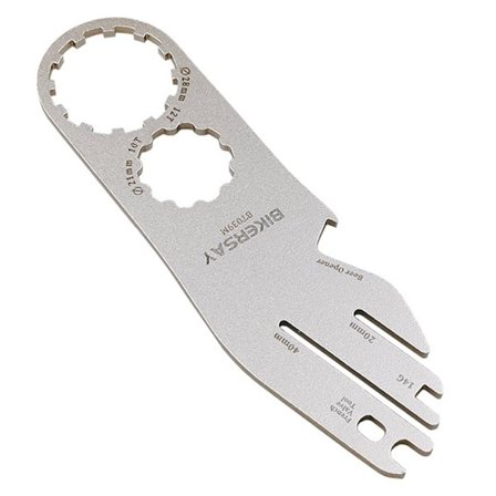 Multifunksjonelt Verktøy for Justering av Skivebremser på Sykkel