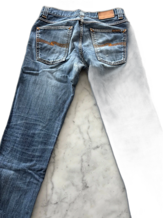 Blå nudie jeans, 31/32