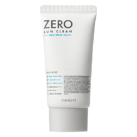 rom&nd Zero Sun Clean Solskydd & solvård Unisex 50ML