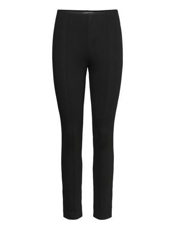 Lou Straight Pant Bottoms Trousers Slim Fit Trousers Black Residus