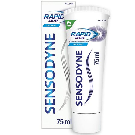 Sensodyne Tandpasta Rapid Relief 75 ml, Medicin & Pleje, Mund & Tandpleje, Tandpasta