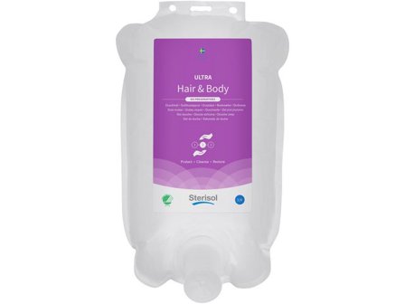 STERISOL Duschtvål Ultra Hair and Body B 2,5l 2/fp - Lyreco - Städ och hygien - Tvål och hygien - Hygiensystem - Sterisol