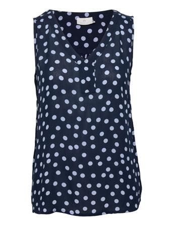 Kavilia Amber Top Blue Kaffe