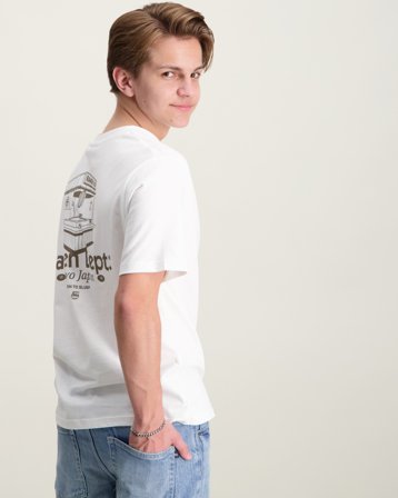 LMTD NLNROLLS SS L TOP Hvid T-shirts Dreng - Kids Brand Store