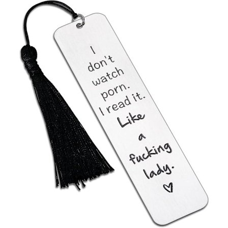 Bokmärken i rostfritt stål för kvinnor, bokälskare, bokmärken med tofsar, födelsedagspresenter, julklappar, bokklubbspresenter