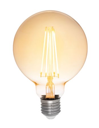 Airam Amber LED-lampa 4,5 W, E27, dimbar, Belysning