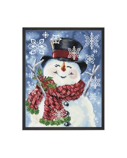 Diamond Dotz Glad snømann