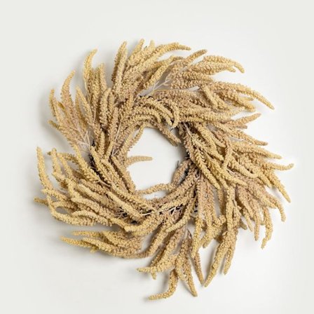 Syyskranssi 65 cm PVC Beige – Syyskoriste