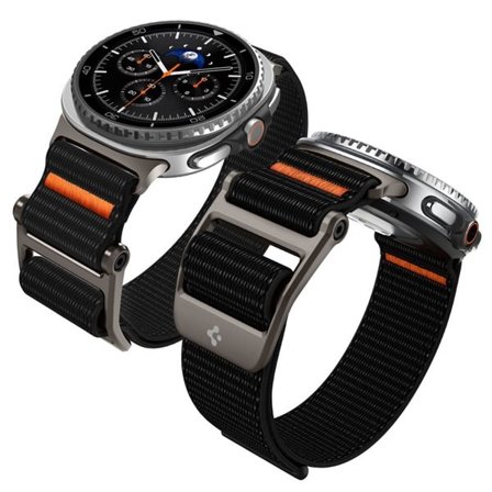 Spigen DuraPro Flex -ranneke Samsung Galaxy Watch 40/44/46 mm:lle - musta