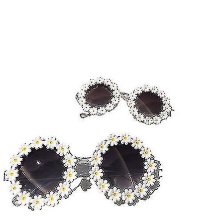 Solbriller Blomster Solbriller Fest Fest Briller Dekoration Solsikker(voksen)