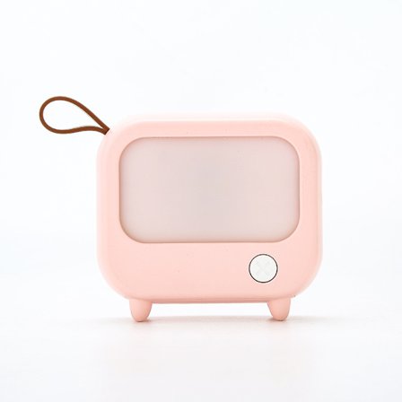 1-pakke Kreativ DIY Mini TV Nattlys USB Soverom Med Søvn So