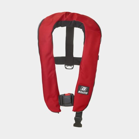 Giubbotto di salvataggio gonfiabile Baltic Winner 150N, automatico, rosso + cartuccia di CO2 33 grammi, 40 - 150 kg