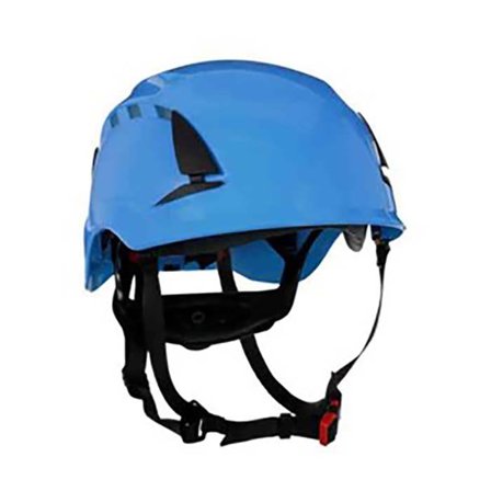 3M SecureFit X5003VE Vernehjelm dobbelt godkjenning, ventilert, 1000V Blå, Hodebeskyttelse