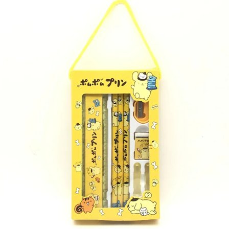 Sanrio Kirjoitustarvikkeet 2 kpl Setti Kynällä, Pyyhekumilla, Viivaimella, Kawaii Melody Kuromi Cinnamon Roll, Opiskelijamaalaus, Tarvikkeet Ba