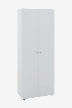 VCM - Vcm Kenkäkaappi Vandol I, jossa on ovet ja 5 hyllyä. - Valkoinen - Kenkäkaapit - - Homeroom