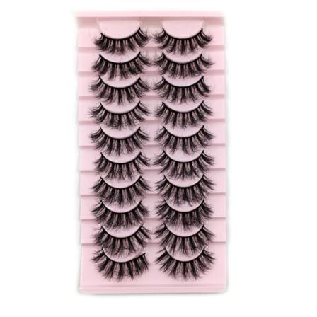 10 Par Lösögonhår 3d Minkhår Dcl11
