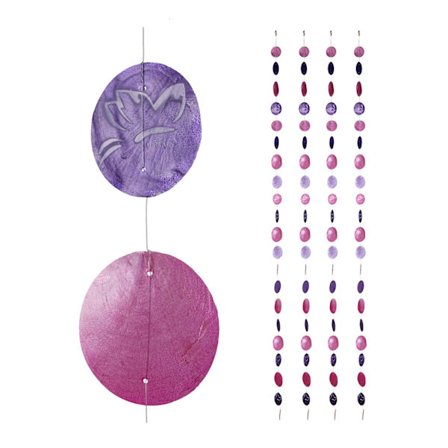 Capiz Shell Garland 4 kpl -sisustus sisä-/ulkokäyttöön