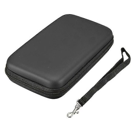 EVA Hardt Etui for Nintendo 3DS XL LL - Ripebestandig & Glidelåslukking