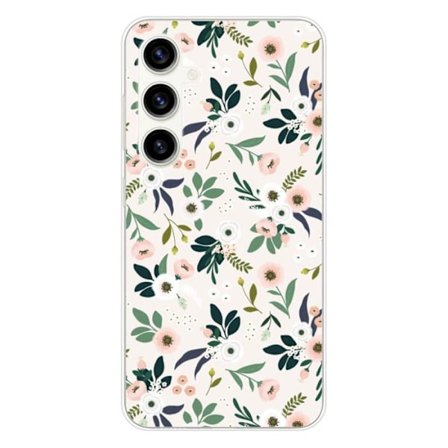 Siliconetskydd - 1001 Skal - Samsung Galaxy S23 FE - Blommönster - Optimal Skydd - Mjuk