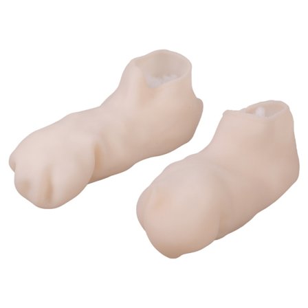 Silikonstrømper Myke Gelstrømper Spa Pedikyrstrømper for kvinner for reparasjon av tørre føtter