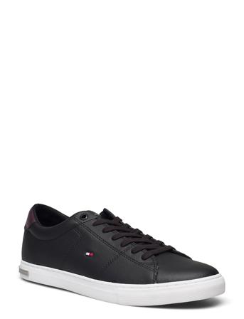 Essential Leather Detail Vulc Matalavartiset Sneakerit Tennarit Musta Tommy Hilfiger