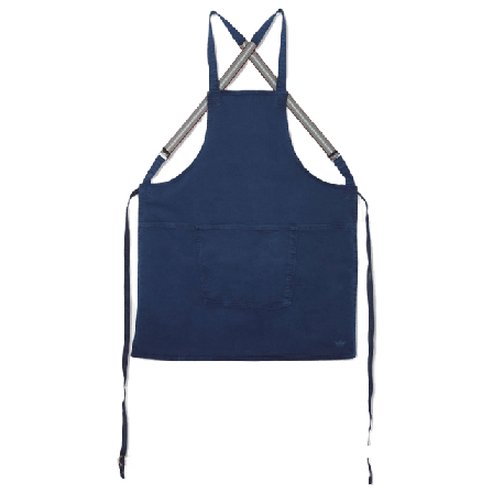 Dutchdeluxes Förkläde Med Hängslen 65 X 77 Cm Förkläden Unisex Blå ONESIZE