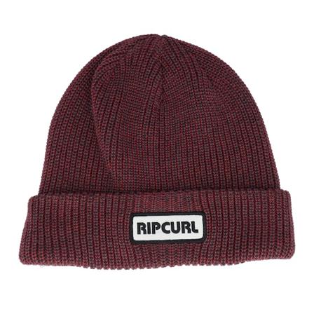 Rip Curl - Rood cuff Beanie - Icons Reg Beanie Maroon Cuff @ Hatstore