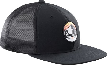 Salomon Trucker Flat Cap Unisex caps Black S/M
