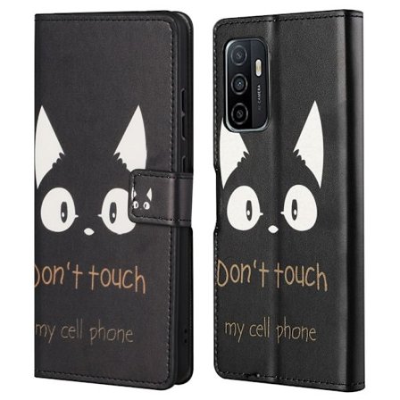 Samsung Galaxy A33 5G wallet cover - Don't Touch My Cell Phone
