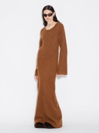 Holzweiler Fluffy Dress - Light Brown - Women's - M