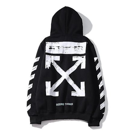 Randig hoodie Retro Arrows Off-white hoodiejacka