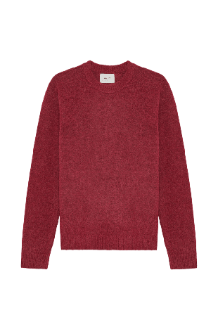 NN07 Russell Crew 60012 Stickat Herr Röd L