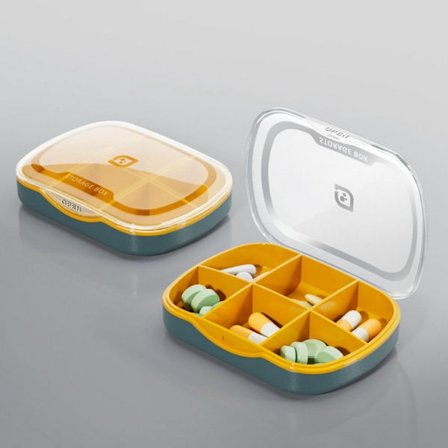 Medicin Pill Box Medicin Container Box STYLE 6 STYLE 6