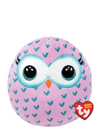 Winks - Owl Squish 35Cm Toys Soft Toys Stuffed Animals Multi/mønstret TY*Betinget Tilbud