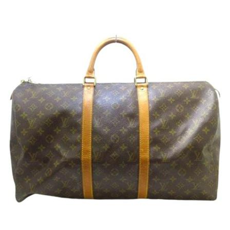 Louis Vuitton Vintage, Pre-owned Keepall Bag Bruin, Dames, Maat:ONE Size,Canvas