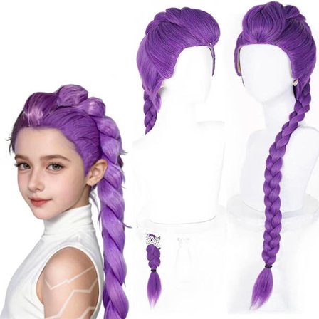 Demon Hunters Kostume Rumi Mira Zoe Realistisk Anime Cosplay Paryk til Konvent Rosa Mira