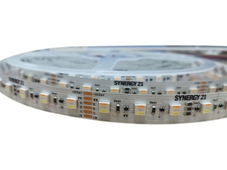 SYNERGY 21 LED Flex Strip RGB DC24V + RGB-WW (RGB-CCT) 600LEDs one chip ULS 10m