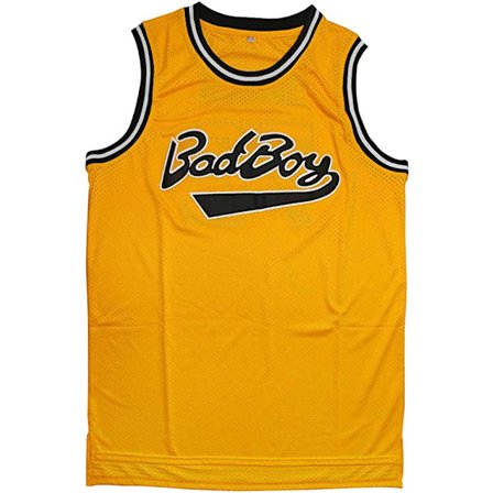 Biggie Smalls Jersey BadBoy #72 Basketball Jersey gul XXXL