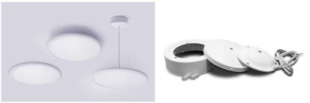 SYNERGY 21 LED light panel R400 zub Montage Kit