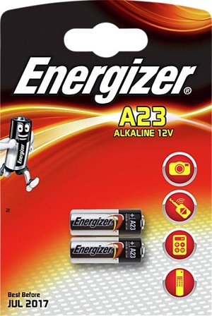 ENERGIZER BATTERI ALKALINE A23 12V 2PK