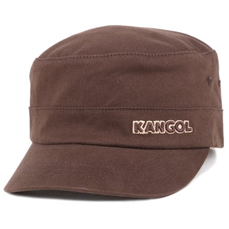 Kangol - Brun army Caps - Cotton Twill Army Cap Brown Flexfit @ Hatstore