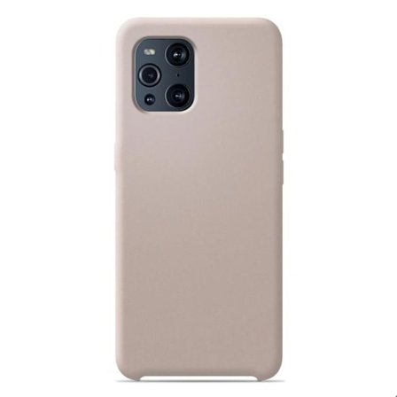 Coque silikon Soft Touch - Oppo - Find X3 / Find X3 Pro - Sandle-rosé - Stötterskydd - Trådlös laddning