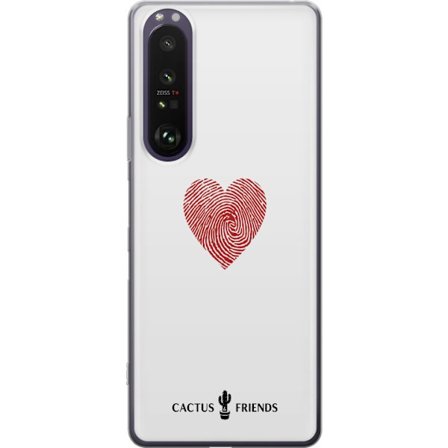 Kompatibel Mobilcover til Sony Sony Xperia 1 III Cactus and Friends - Fingerprint Love